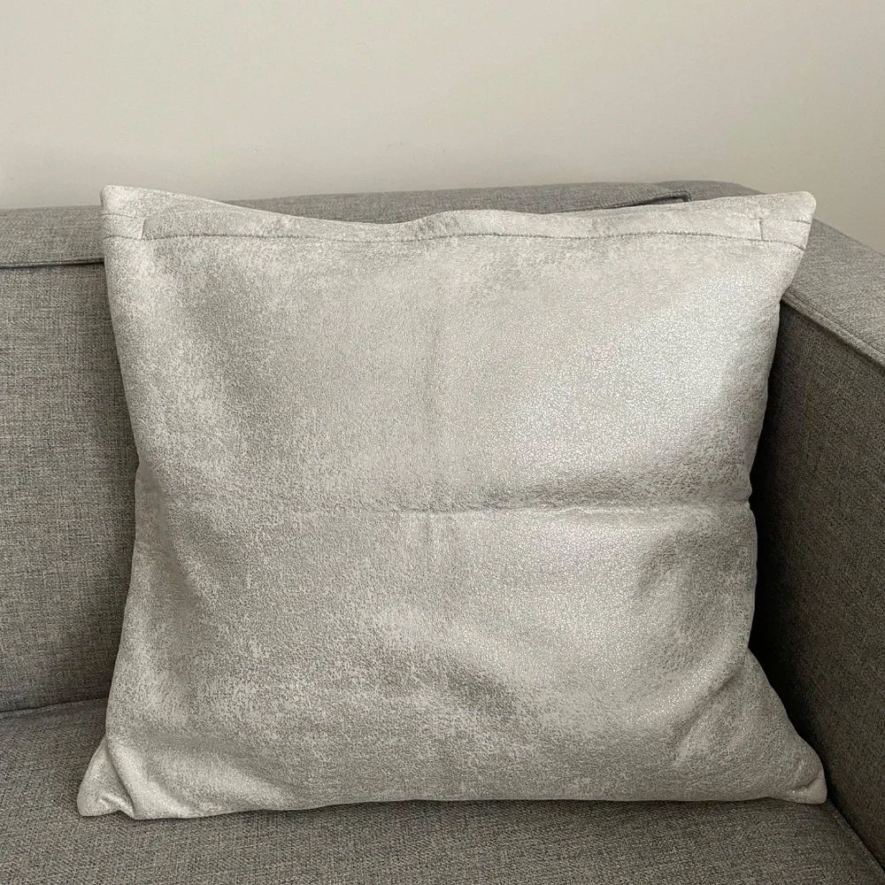 West Elm Metallic Texture Pillow Cover 20x20 (PREOWNED)